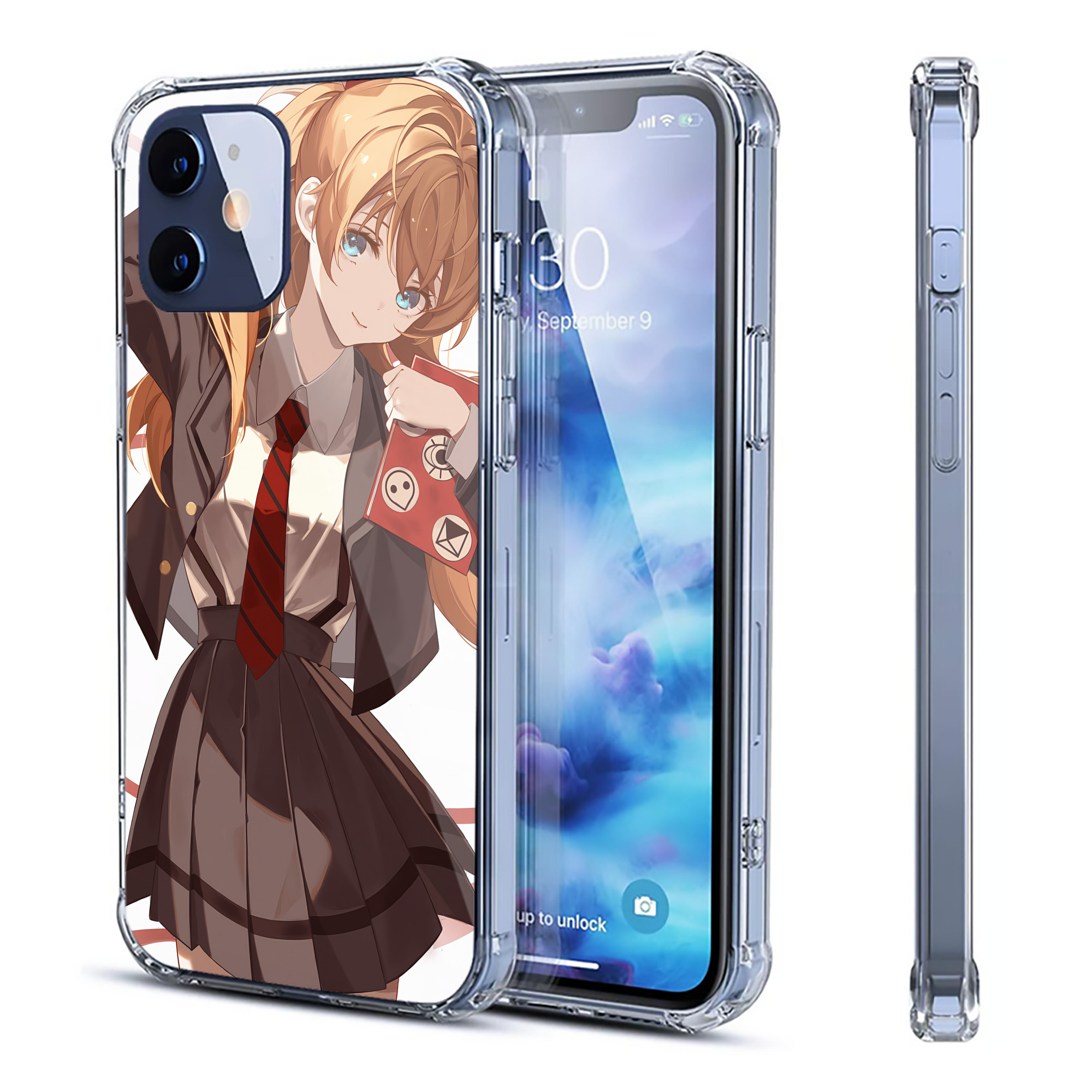 （画像用） EVA 新世紀エヴァンゲリオン 【iPhone 12シリーズ対応】透明スマホケース（クリアソフトケース）